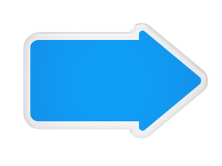 3d blank arrow