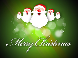 Fototapeta na wymiar Merry Christmas / Santa Illustration
