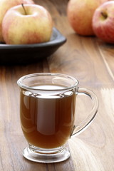 hot fresh apple cider