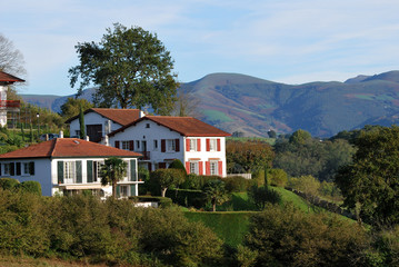 Fototapeta na wymiar Basque wieś Sare