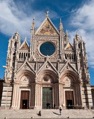 Fototapeta na wymiar Katedra Siena, Toskania, Włochy
