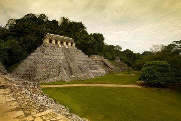 maya ruins Palenque, Mexico