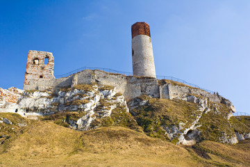 Olsztyn Castle - Poland. Medieval fortress in the Jura region