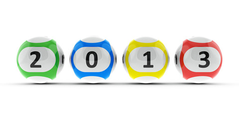Lottery balls 2013