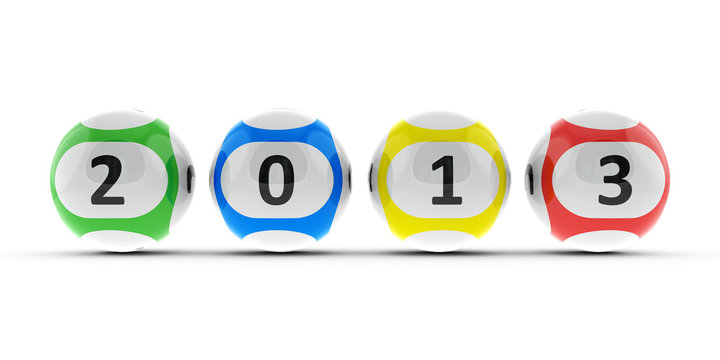 Lottery balls 2013