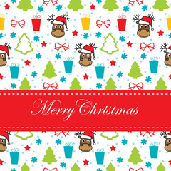 Vector Merry Christmas card