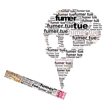 Fumer Tue ! (nuage de mots)