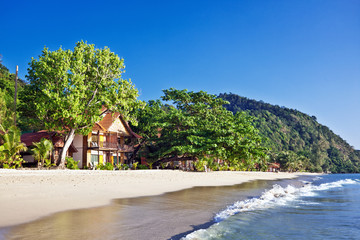 Exotic tropical beach.