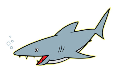Shark - cartoon character