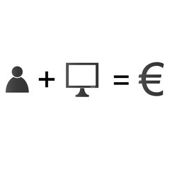 Geld verdienen im Internet - Euro