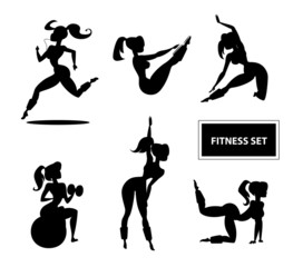Woman fitness set