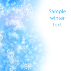 snow winter background