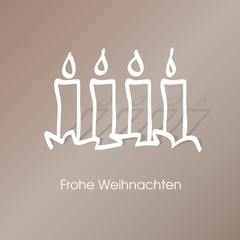 Frohe Weihnachten Karte