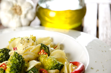Pasta with broccoli