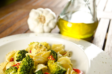 Pasta with broccoli