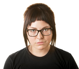 Fototapeta premium Sneering Female Adult