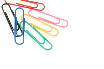 Paper clips rainbow