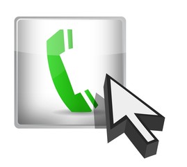 phone button and cursor