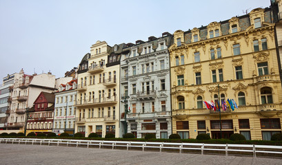Fototapeta na wymiar View of Karlovy Vary. Czech Republic
