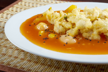 Seafood tempura vegetable