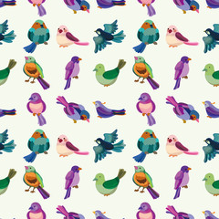 Obraz premium seamless bird pattern
