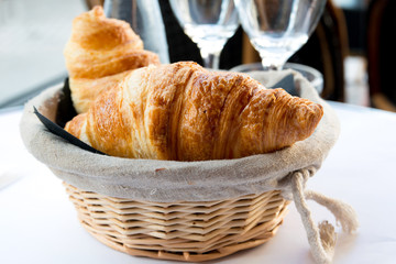 fresh croissant