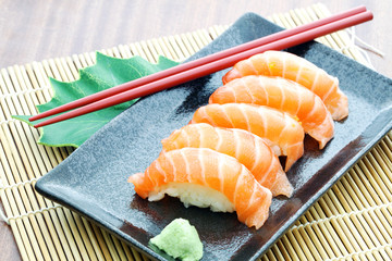 Salmon sushi