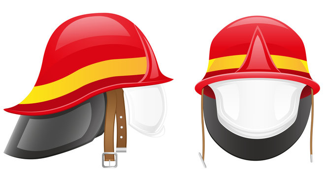 firefighter helmet illustration
