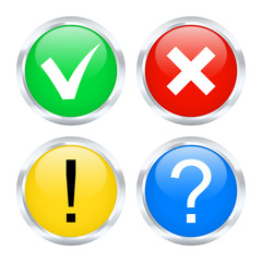 Information icons. Vector illustration