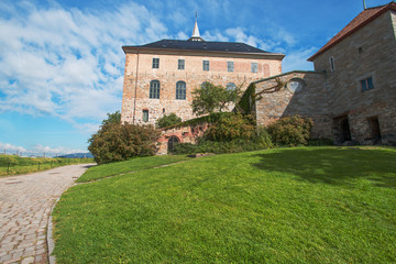 Fototapeta na wymiar Zobacz na Akershus Fortress Oslo