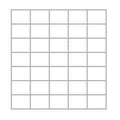 Blank Postage Stamp Framed