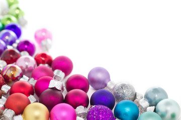 Colorful Christmas decorations