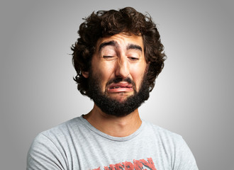 Portrait Of ASad Man