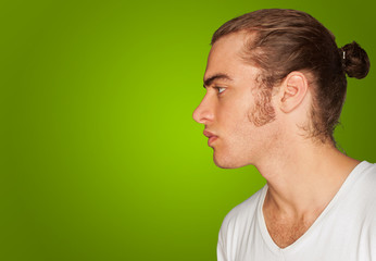 Portrait Of Pensive Young Man 