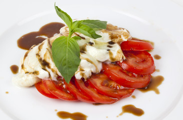 mozzarele with tomatoes