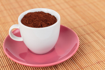 Cup of strong coffee