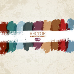 Abstract vector hand-painted grunge background - 46965543