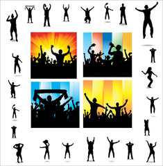 Set posters for sports championships and music concerts.