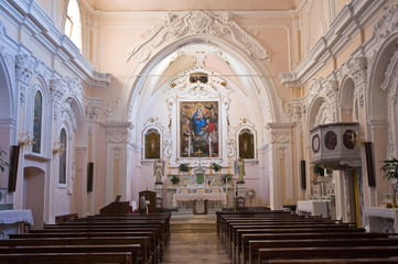 Fototapeta premium Church of St. Nicola in Plateis. Scalea. Calabria. Italy.