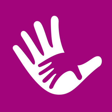Vector Logo children hand