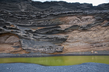 lago verde de Lanzarote