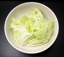 Lettuce Vegetsble in bowl