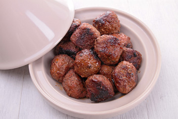 grilled meatballs