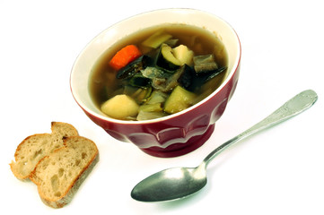 Bol de soupe campagnarde