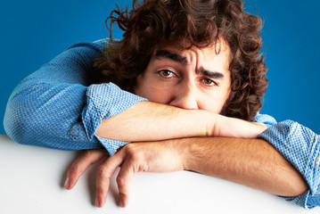 Portrait Of A Depressed Man