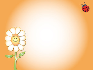 Obraz premium flower card