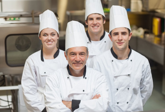 Smiling team of Chef's