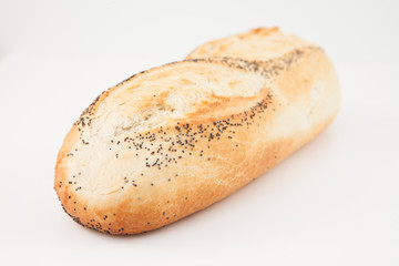 Poppy seed baguette