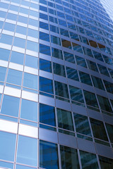 Fototapeta na wymiar Futurystyczny budynek firmy w City Financial District