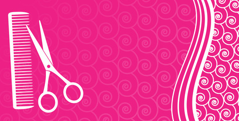 business card for hair salon